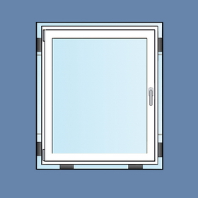 Схема установки окна - регулировка фурнитуры.